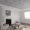 Ekena Millwork 78 34W x 78 34H x 58T Large Olivia Decorative Fretwork Ceiling Panels, PVC CELP79X7902OLV - alternate 1